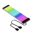 thumbnail image 3 of Miulika ARGB Motherboard Extension Cable LED Light Strip Bar for PC Computer Chassis Black 12 Strips, 3 of 7