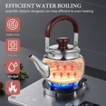 thumbnail image 5 of SUTENGDA Bouilloire en Acier Inoxydable 500ml Sifflet Grande Capacité Bouilloire Électrique, 5 of 5