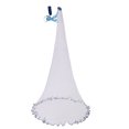 thumbnail image 1 of Fish Cast Net American Saltwater Hand Throw Heavy Duty Zinc Sinker Weights for Bait Trap Fish, 4FT, 1 of 3