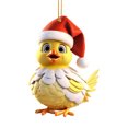 thumbnail image 2 of Meitianfacai Cute Rooster Car Pendant Home Tree Decoration Christmas Tree Ornament Home Decor, 2 of 6
