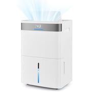 Costway 96 Pints Dehumidifier for Home 5500 Sq.Ft Dehumidifier with Auto/24H Timer