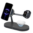 thumbnail image 2 of Birdeem 5-In-1 Double Coil Wireless Charger for Mobile Phone 15W Fast Charging for Watch Earphones, 2 of 12