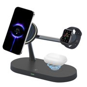 Birdeem Wireless Phone Charger,Wireless Phone Charger,5-In-1 Double Coil Wireless Charger for Mobile Phone 15W Fast Charging for Watch Earphones,Magnetic Phone Charger,Phone Charger Cord