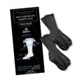 thumbnail image 2 of Silverts Chaussettes Surdimensionnées pour Hommes et Femmes, Lot de 2, TG, Noir, 2 of 2