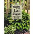thumbnail image 3 of Printtoo Drapeau de Camping Personnalisé "Welcome To The Lake" pour Campeurs, Double Face, 3 of 4