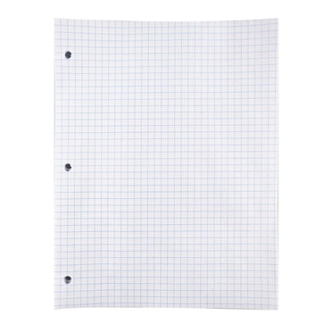 Five Star® Heavy Weight Refill Paper, Quad Ruled, 100 Sheets
