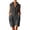 Dark Gray#sleeveless rompers for women summer, variant on SZJXBUY Womens Shorts Rompers for Summer Elegant Dressy Casual Sleeveless Stand Collar Romper Plus Size A Line Button Down Business Shorts Jumpsuit with Pockets Red,XXL
