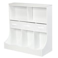thumbnail image 3 of Costway Freestanding Combo Shelf Cubby BinW/3 Baskets White, 3 of 10