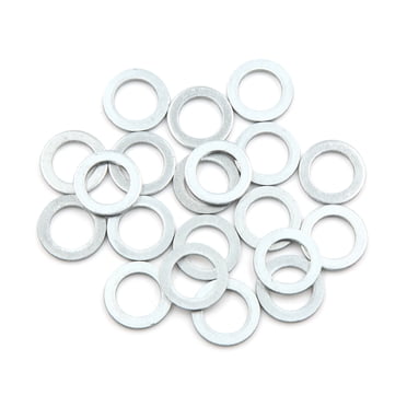 Unique Bargains 20pcs Engine Oil Crush Washers Drain Plug Gaskets 12mm ID. 18mm OD. for Car