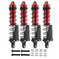 thumbnail image 1 of stanreset Aluminum Alloy 1/16 Front Rear Shock Absorber For SLASH Huan 727 Crawler 4pcs RC Car Accessories Replacement Parts Red, 1 of 6