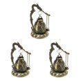 thumbnail image 4 of VONKY Dragon Fengshui Bell Good Luck Bless Home Decor Desk for dragon 7x7x12cm 3Set, 4 of 6