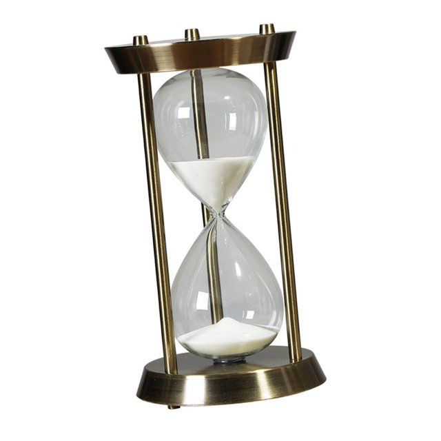 Abbracc Nordic Glass Sand Sandglass Hourglass Timer Clock Time Decor S 15mins
