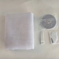 thumbnail image 4 of Amzcrzy Home and Kitchen, Kitchen & Dining, Kitchen Utensils, Kitchen Gadgets, Window Screen Adjustable DIY Window Screens Mesh For House Windows With White Frames Nylon window screen, 4 of 6
