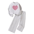 thumbnail image 1 of HNMKIU Tenues d'Automne Enfants Ensemble de Pyjama Décontracté Confortable et Élégant à Manches Longues, 1 of 4