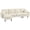Cream White, variant on HOMCOM Changeable Sectional Sofa with Changeable Chaise Lounge, Cream White