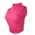 thumbnail image 2 of Mode Femmes T-Shirt Sans Manches Uni Blouse Chemises Gilet Court Ajusté Hauts, 2 of 6