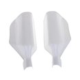thumbnail image 4 of DYNWAVECA 2x Motorcycle Hand Guards Windshield Handguards for Ybr125 DT125 White, 4 of 10