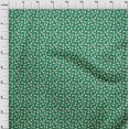 thumbnail image 4 of oneOone Coton Flex Vert Tissu Animal Matière de Robe Tissu Imprimé Tissu au Mètre 40 Pouces de Large, 4 of 5