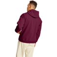 thumbnail image 2 of Hanes Mens ComfortBlend EcoSmart Pullover Hoodie Sweatshirt, 3XL, Maroon, 2 of 8