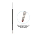 thumbnail image 3 of Uxcell 50 Pack Retractable Ballpoint Pen Refills, 1.0 mm Black Ink Medium Point Refill for Gel Liquid Gel Pen, 3 of 5