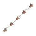 thumbnail image 1 of pitrice 3.3ft Rain Chain Outside Villas, Courtyards B Chains Style Gutters Catcher Rainwater Style C, 1 of 5
