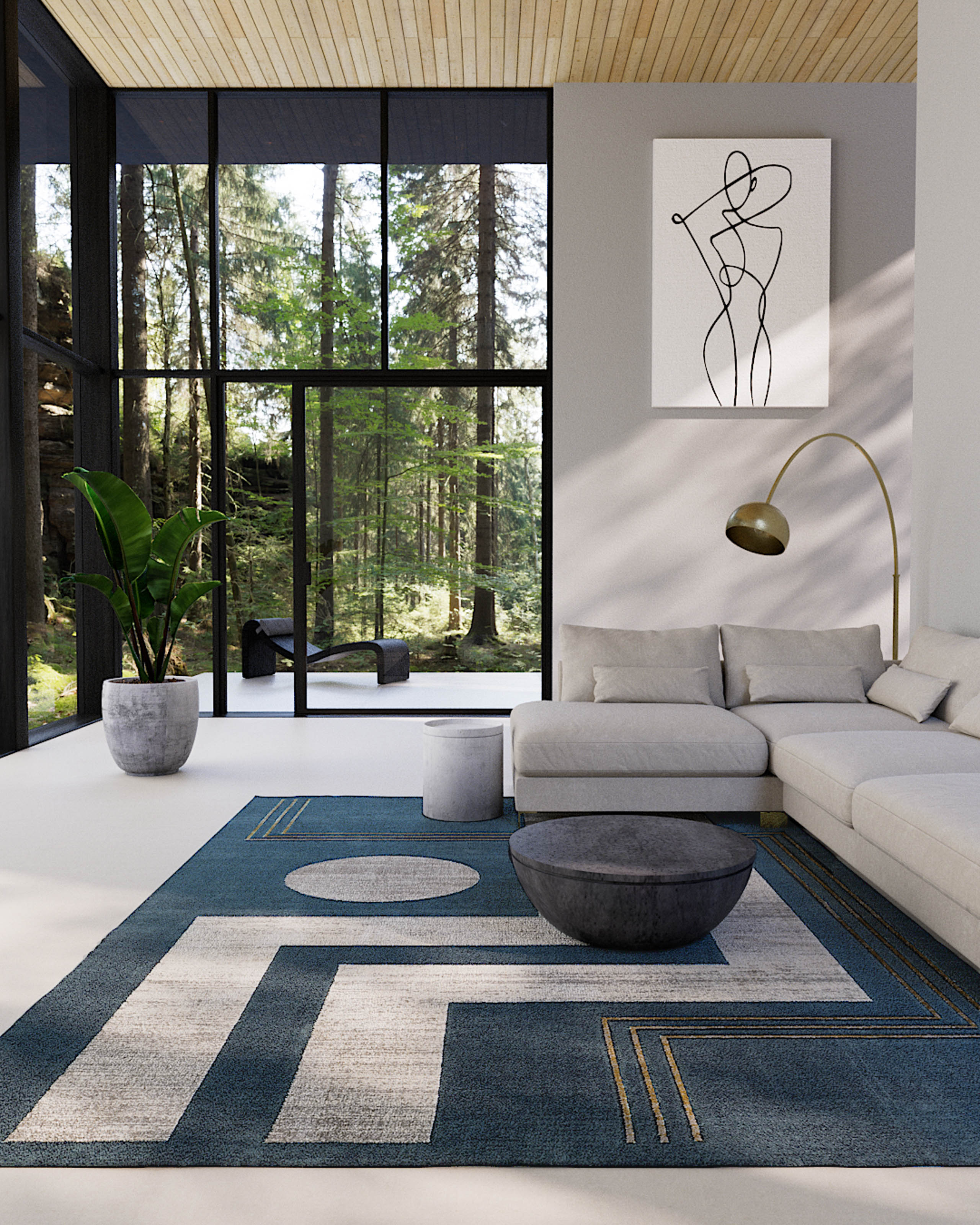 ECARPET Erisa Tapis de Couloir pour Salon, Chambre, Salle A Manger, Entrée, et Plus Encore.