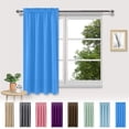 thumbnail image 1 of Sentmoon Rideaux Rideaux Rideaux Isolation Thermique Économie d'Énergie Rideaux de Chambre et de Cuisine Rideaux Scandinaves en Soie de Couleur Unie pour Salon, Chambre et Fenêtres, 1 of 3