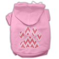 thumbnail image 1 of Chandail à Capuchon pour Chien en Forme de Patte de Chevron avec Strass Rose Clair S (10), 1 of 1