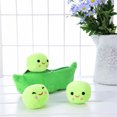 thumbnail image 4 of Plush Toy, Lovely Soft Pea Pod Plush Toy  for Children Gift, 4 of 8