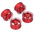 thumbnail image 3 of RC Crawler Parts, RC Car Wheel Rim Hubs Wear-Resistant Durable Lightweight  for MN86 1/12 RC Crawler Red,Blue,Black, 3 of 7