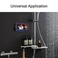 thumbnail image 3 of Shower Phone Case Bathroom Case Adhesive Touchable Phone Cradle Rotatable Non Drilling Waterproof Wall Mounted, 3 of 8