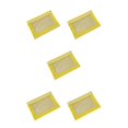 thumbnail image 2 of Dalazy Practical Office Supplies Stylish Zippered Document Pouch Storing Files Yellow 5Set, 2 of 6