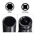 thumbnail image 3 of Unique Bargains Socket Accessory Set, 19mm Deep Socket 1/4' Hex Shank Impact Adapter with 1/2' Drive, 3 of 5