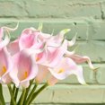 thumbnail image 4 of CHUANK 20pcs Artificial Calla Lily Silk Flowers 13.4” for Home Kitchen Wedding Table Decoration (White), 4 of 18
