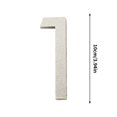thumbnail image 1 of Personalized License Plates 10Cm Acrylic Silver License Plate for Modern Fashion Decoration License Plate Decor, 1 of 2