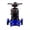 Bleu Ciel Mat, variante sur Trottinette de Mobilité Électrique Motorisée à 4 Roues, Doubles Moteurs Robustes Siège Grand - Bleu Ciel Mat