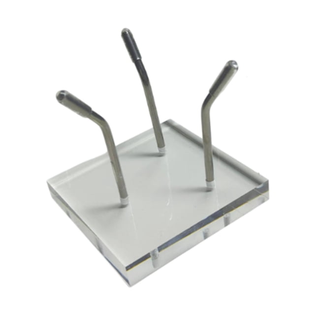 jifeng Metal Arm Display Stand Easel Easel with Acrylic Base for Small Collectibles E