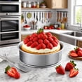 thumbnail image 3 of Stainless Steel Tart Ring for Even Tart Ring and Round Cake Baking Durable Bakeware for Home and Commercial Use, 3 of 5