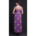 thumbnail image 4 of Bimba Robe Longue Chic à Imprimé Floral pour Femme, Style Bohème, Maxi d'Été, Tenue de Plage - XX-Grand, 4 of 5
