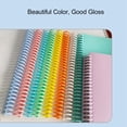 thumbnail image 4 of 10PCS Plastic Binding Spines 19mm 30 Rings Comb Binder Compatible with A4 B5 A5 Paper Size 150 Sheets Capacity Spines Binding Comb for A4 B5 A5 Paper Book Paper Comb Binder, 4 of 7