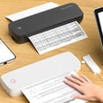 thumbnail image 4 of Inkless Portable Printer for Travel, Thermal Printer  Printer, 2600mAh Battery, USB,BT4.0, Support IOS  Window with Home Office Travel, 4 of 7