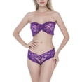thumbnail image 1 of Clearance Sale 2025 Intimates American And European Underwear Set Clearance Strapless Lace Bra Boyshort Set, 1 of 3