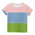 thumbnail image 4 of MeetoTime T-Shirt Graphique à Manches Courtes pour Enfants Tee Décontracté à Col Rond Haut pour Bébés Garçons Filles 3-12 Ans, 4 of 4