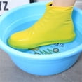 thumbnail image 3 of Couvre-chaussures Réutilisables, Surchaussures Imperméables, Protecteurs Antidérapants pour la Pluie et la Neige, Conception d'Émulsion Durable, Pliables pour les Activités de Plein Air, Équipement de Cyclisme et de Randonnée, 3 of 8