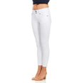 thumbnail image 1 of Cover Girl Jeans Juniors Mid Rise Waisted Butt Shaping Skinny Cute White Size 19, 1 of 5