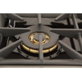 thumbnail image 4 of KUCHT Cuisinière à Gaz Professionnelle de 36 Po, 5,2 Pi3, avec Four à Convection et Porte Rouge, 4 of 11