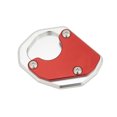 thumbnail image 1 of Side Stand Extension Pad, Wear Resistant Kickstand Enlarger Aluminium Alloy Red High Strength Secure Support  Replacement For  660 2021+ For Motorcycle, 1 of 8