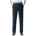 thumbnail image 1 of Pantalon Décontracté pour Homme Mens Mynx à Ceinture Extensible Dissimulée Coupe Classique devant Plissé Pantalon Habillé pour Style Polyvalent et Confort, 1 of 5