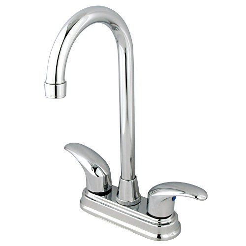 Kingston Brass Legacy Robinet de Bar à Deux Poignées 4 Pouces à Entraxe