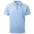 thumbnail image 4 of Styesk T Shirts for Man Fashion Leisure Solid Color Versatile Button Flip Collar Short Sleeve Top, 4 of 7